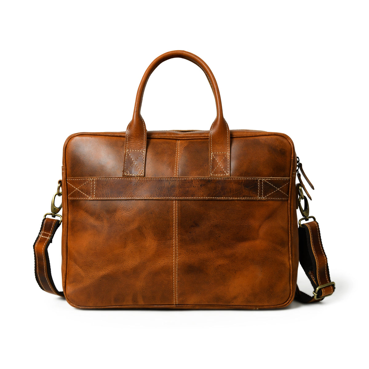 Classy Leather Bags Bison Elite Office Briefcase - AVBL MRKT (5)