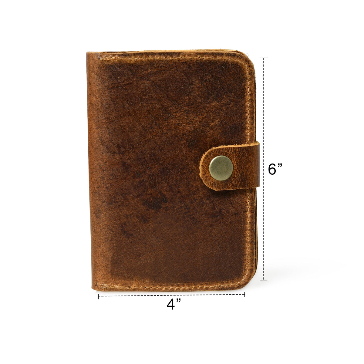 Classy Leather Bags Chic Voyage Passport Sleeve - Brown - AVBL MRKT (5)