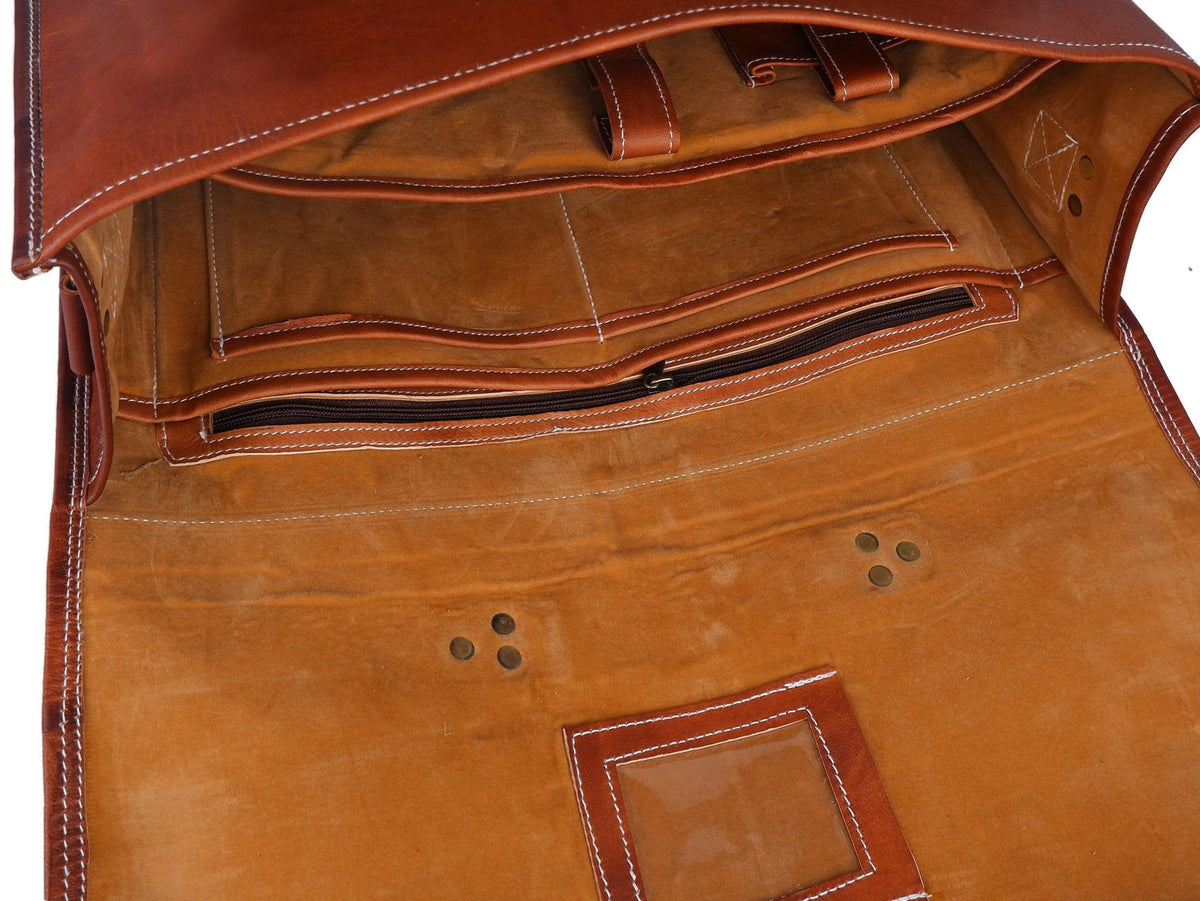 Classy Leather Bags Exotic Large Messenger Bag - AVBL MRKT (5)