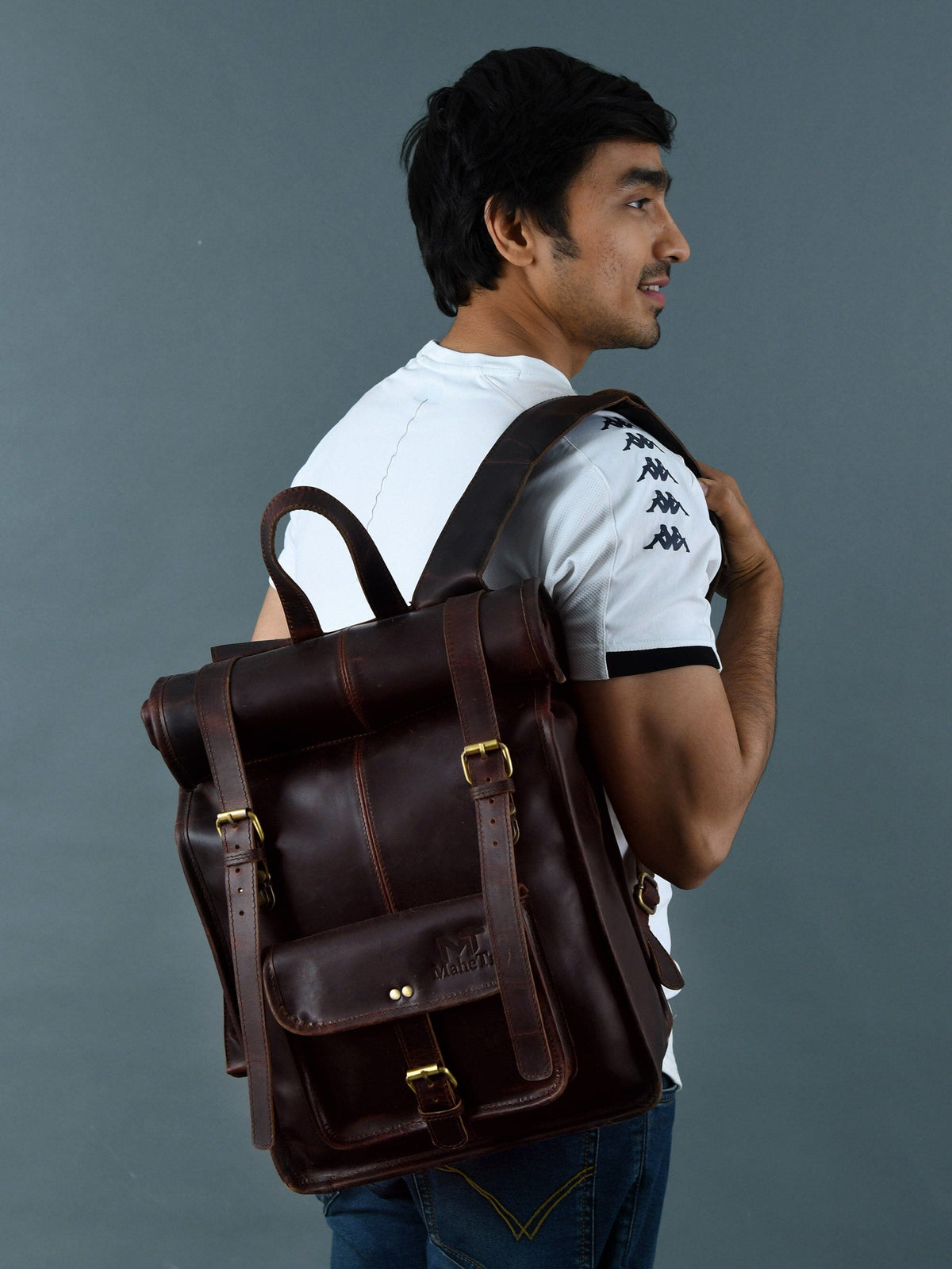 Classy Leather Bags Hawk Roll-Top Rucksack - AVBL MRKT (7)
