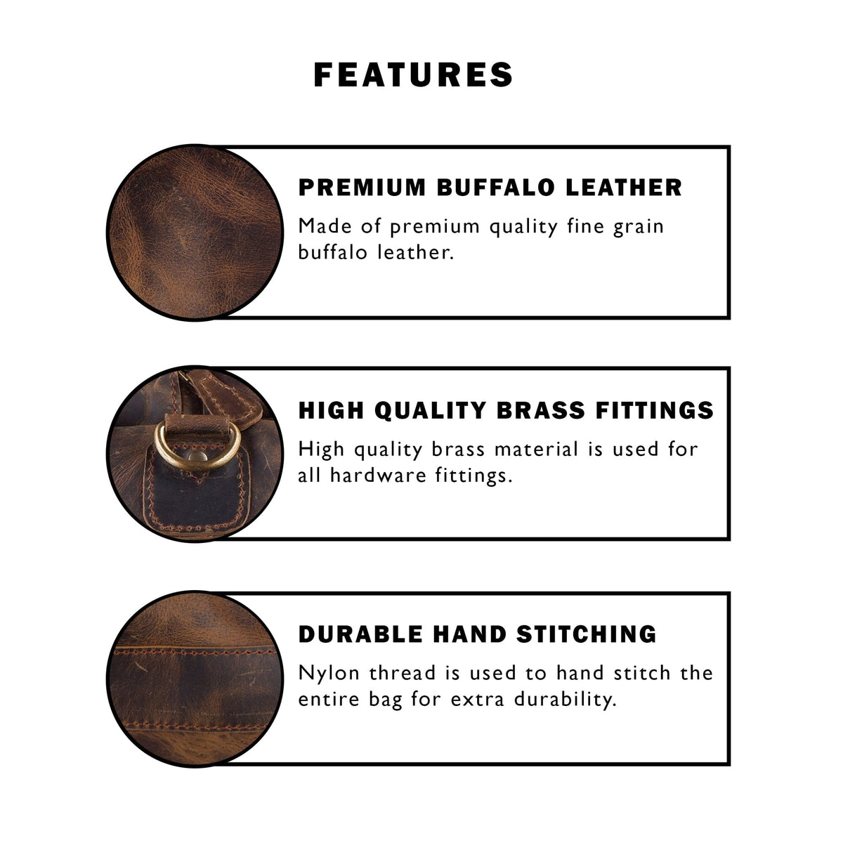 Classy Leather Bags Henderson Textured Duffel - AVBL MRKT (6)