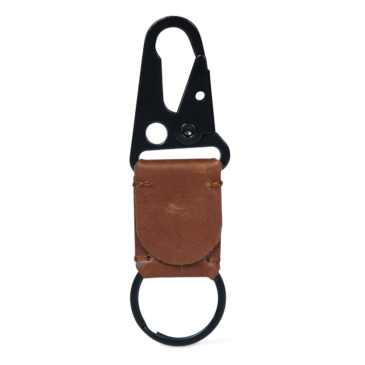 Classy Leather Bags Leather-Metal Key Ring Keychain - AVBL MRKT (3)