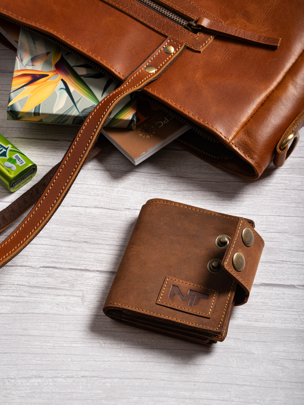 Classy Leather Bags Swift Hold Wallet - Tan Brown - AVBL MRKT (6)