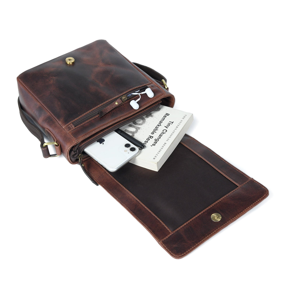 Classy Leather Bags The Barton Crossbody - AVBL MRKT (10)