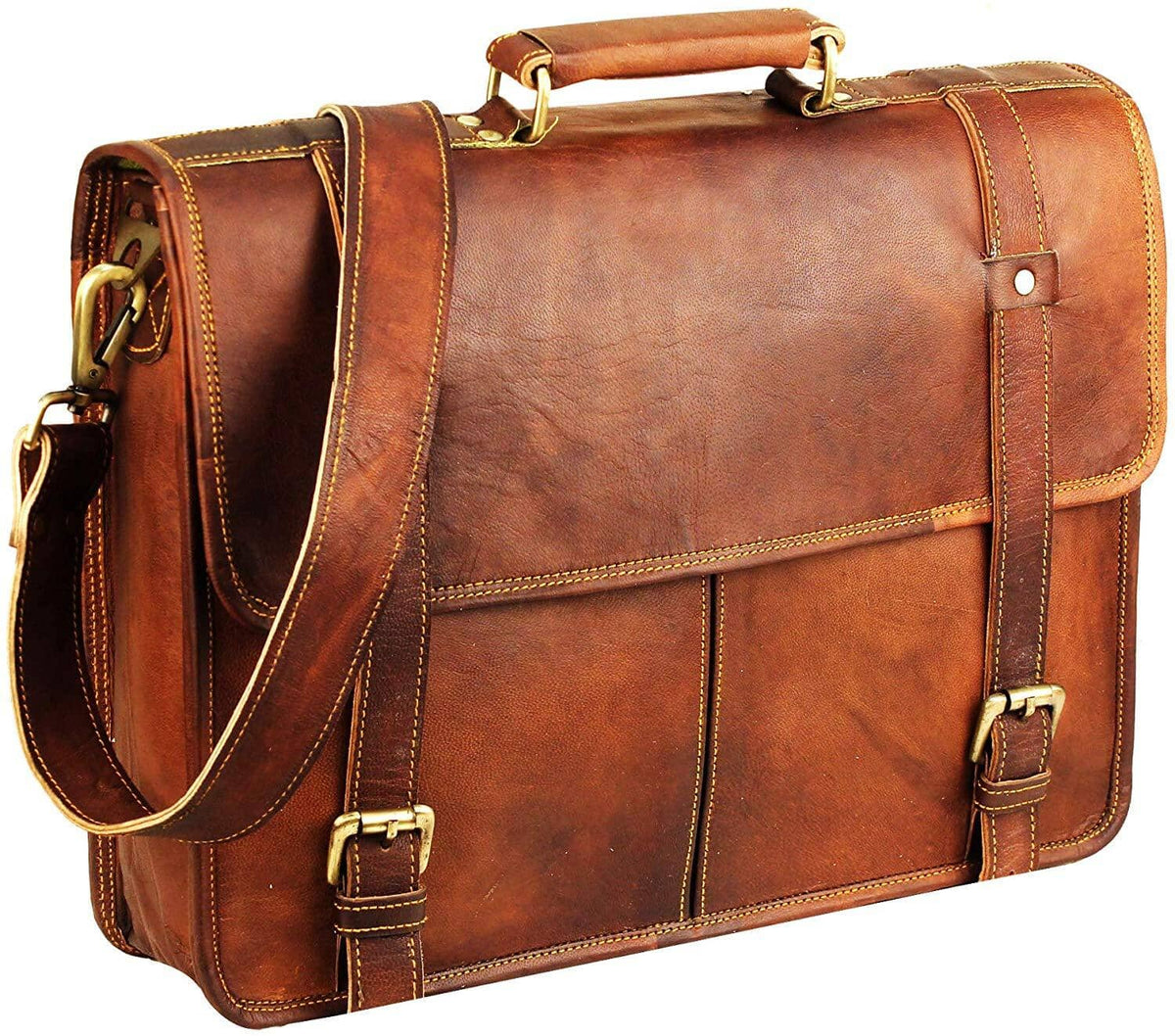 Classy Leather Bags The Chicago Messenger - AVBL MRKT (5)