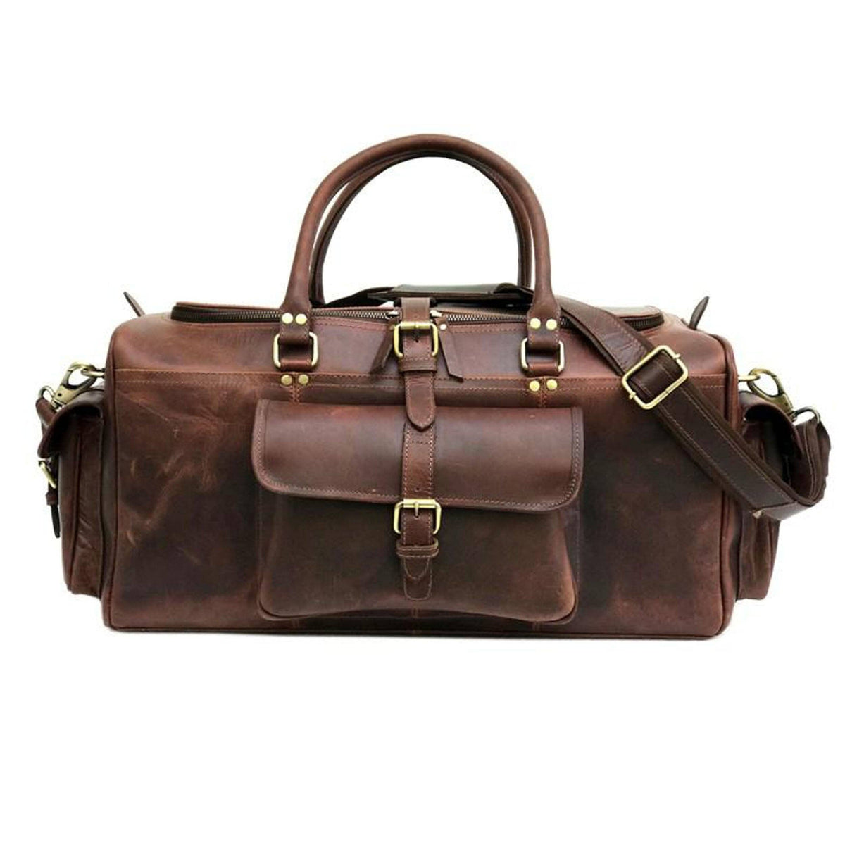 Classy Leather Bags The Richardson Duffle - AVBL MRKT (7)