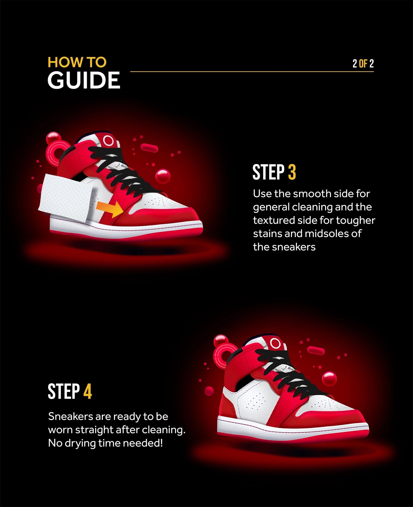 Crep Protect Dual-sided Sneakers and Shoes Cleaning Wipes (12 Pack) Footwear Boot Slides Care for Unisex Adult Mens Womens Kids GS Youth Hypebeast - AVBL MRKT (8)