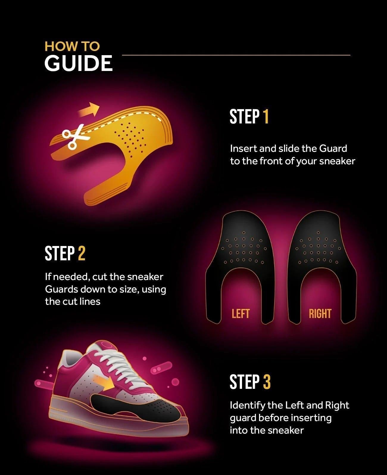 Crep Protect Ultimate Sneaker Crease Guards Footwear Shoe Boot Slides Care for Unisex Adult Mens Womens Kids GS Youth Hypebeast - AVBL MRKT (7)