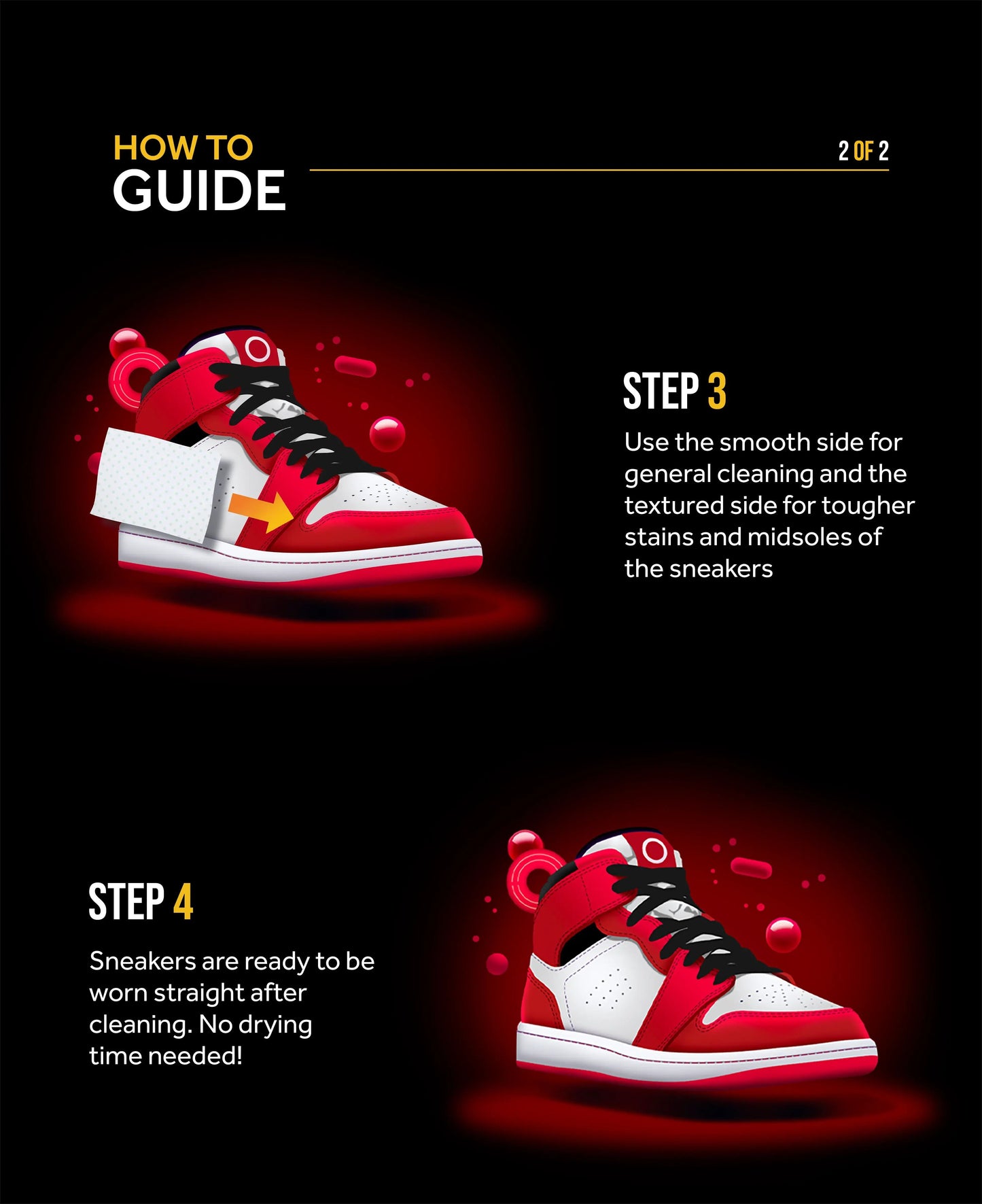 Crep Protect x NBA Dual-sided Sneakers and Shoes Cleaning Wipes (12 Pack) Footwear Boot Slides Care for Unisex Adult Mens Womens Kids GS Youth Hypebeast - AVBL MRKT (5)