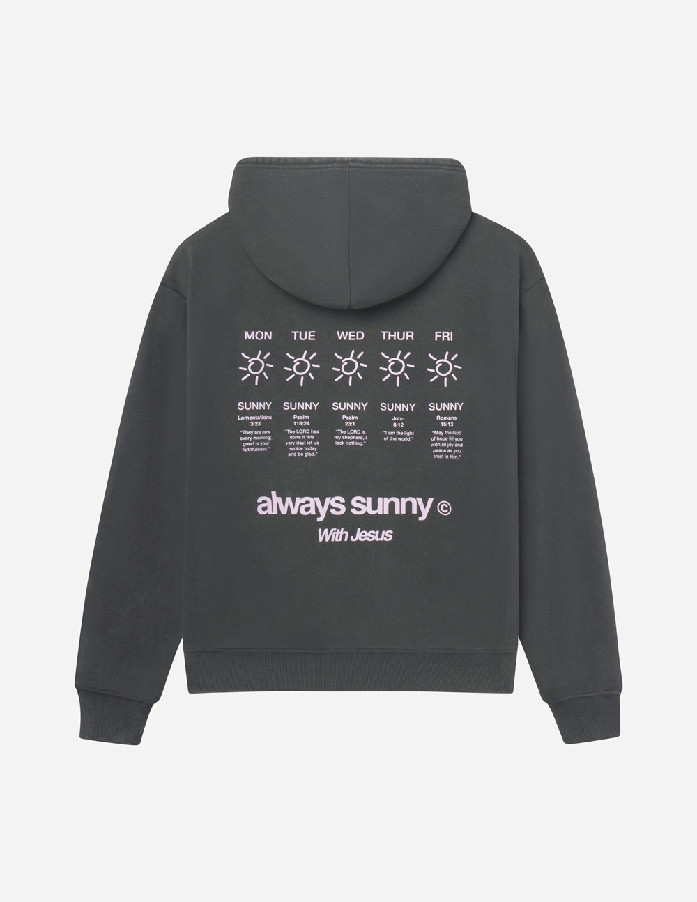 Elevated Faith Always Sunny With Jesus Unisex Hoodie - AVBL MRKT (11)