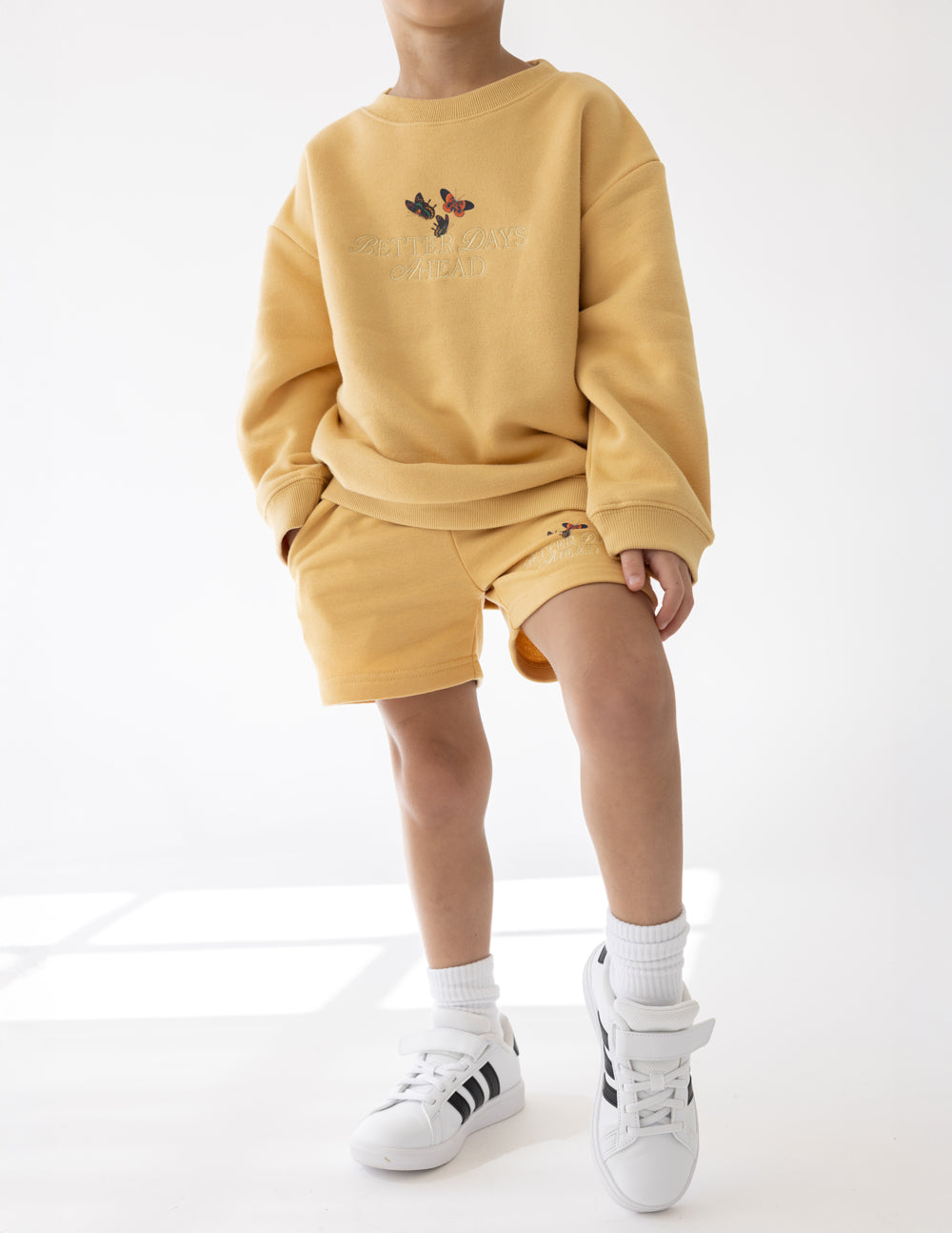 Elevated Faith Better Days Butterfly Kids Crewneck - AVBL MRKT (7)