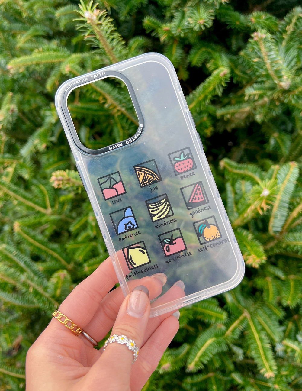Elevated Faith Clear Fruit of the Spirit Phone Case - AVBL MRKT (4)