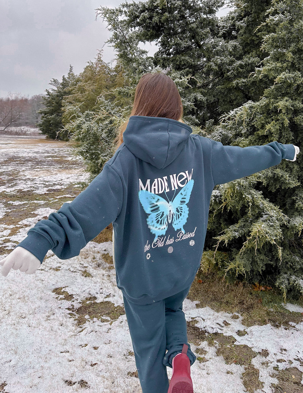 Elevated Faith Made New Butterfly Unisex Hoodie - AVBL MRKT (10)