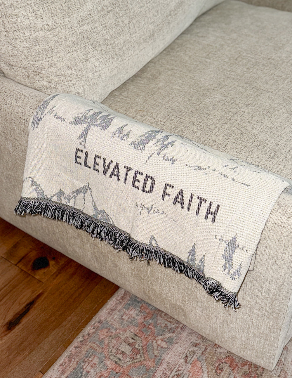Elevated Faith Mountainscape Throw Blanket - AVBL MRKT (3)
