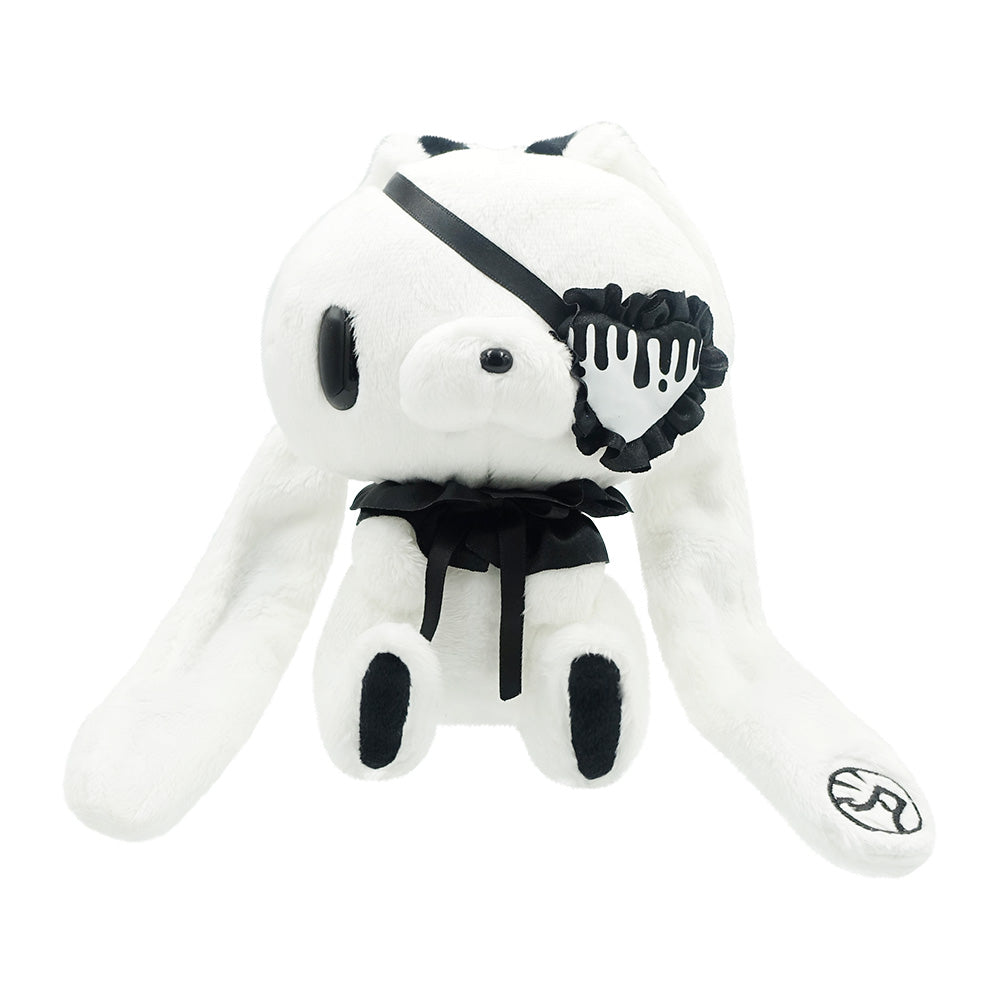 Gloomy Bear All Purpose Bunny Eye Patch Palm-Sized Sitting Plush (White) - AVBL MRKT (1)