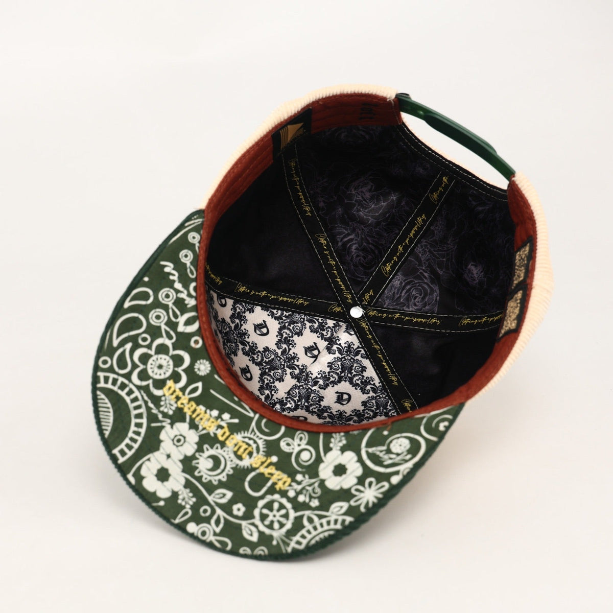 OG CA: Dreams on the West Snapback (Cream/Green) - AVBL MRKT (6)