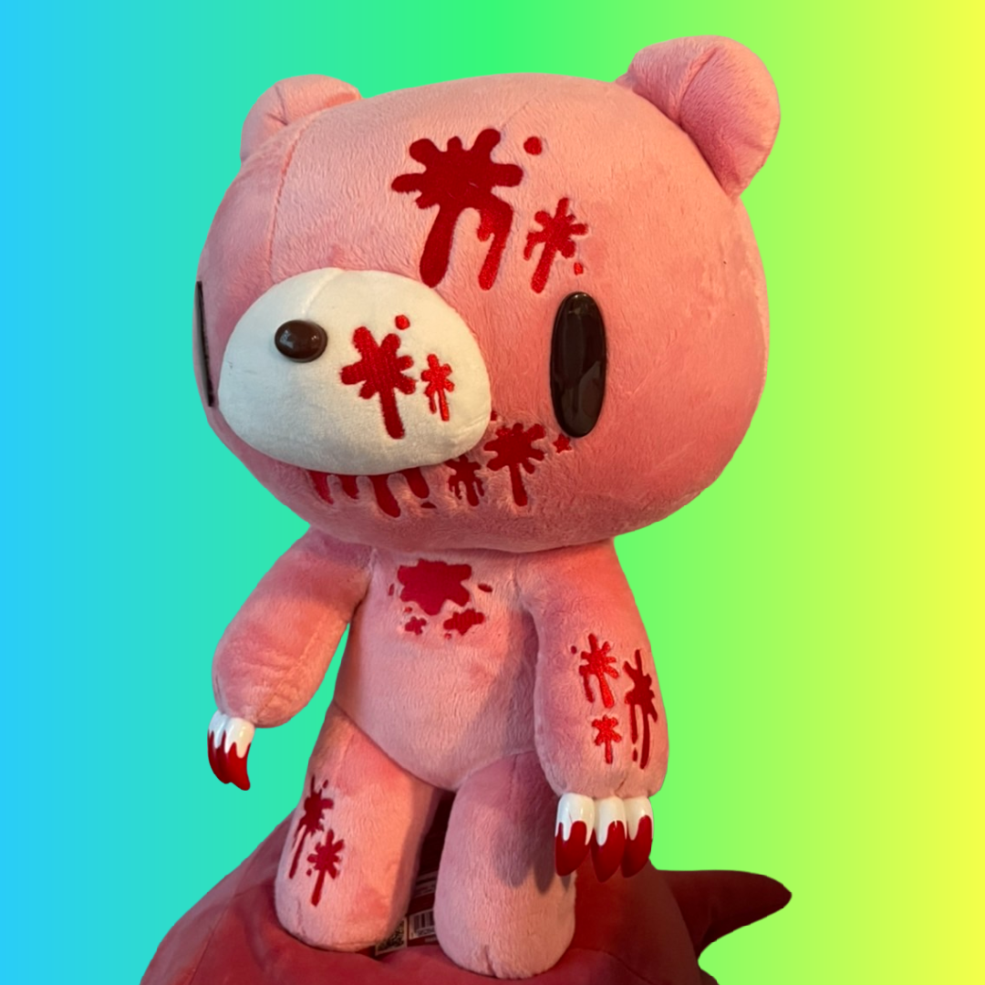 PINK Standing Very Bloody Gloomy Bear 18" Plush - AVBL MRKT (2)