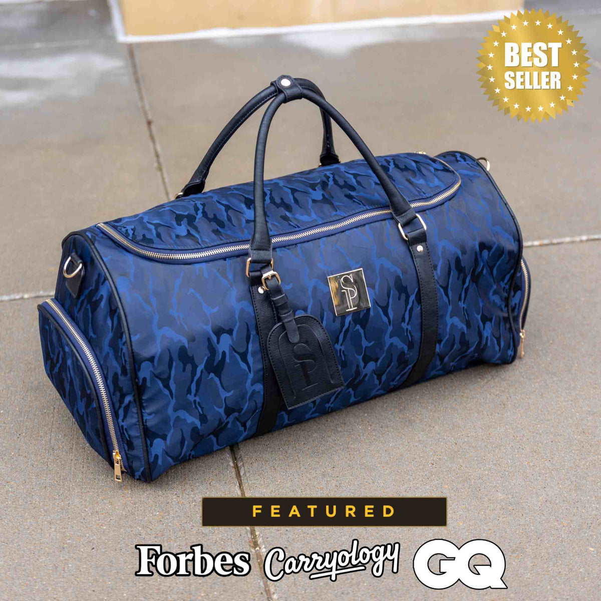 Sole Premise Blue Camo Weekender Duffle Bag - AVBL MRKT (7)