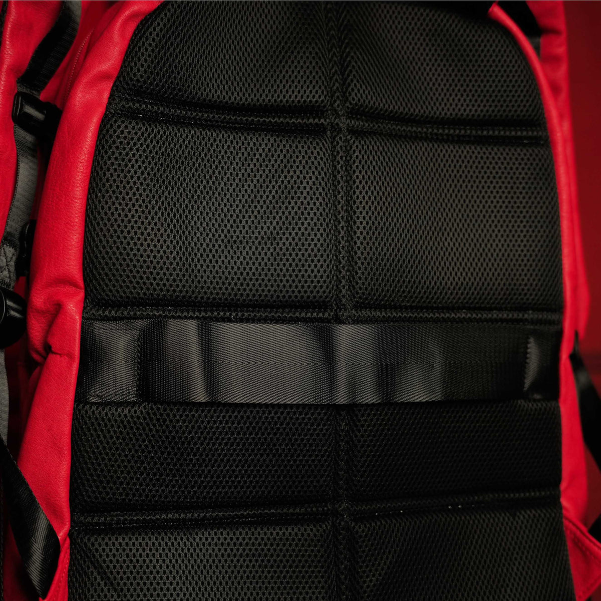 Sole Premise Red Leather Luxury Carry-On Patented Backpack (Only 300 Made) - AVBL MRKT (9)