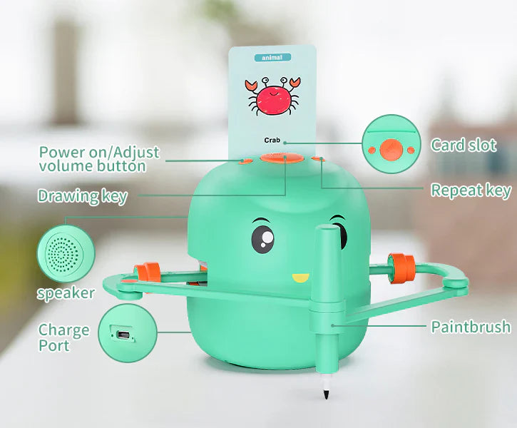 TOETOTS DoodleBot™ - AI-Powered Creative Drawing Robot for Kids - AVBL MRKT (7)