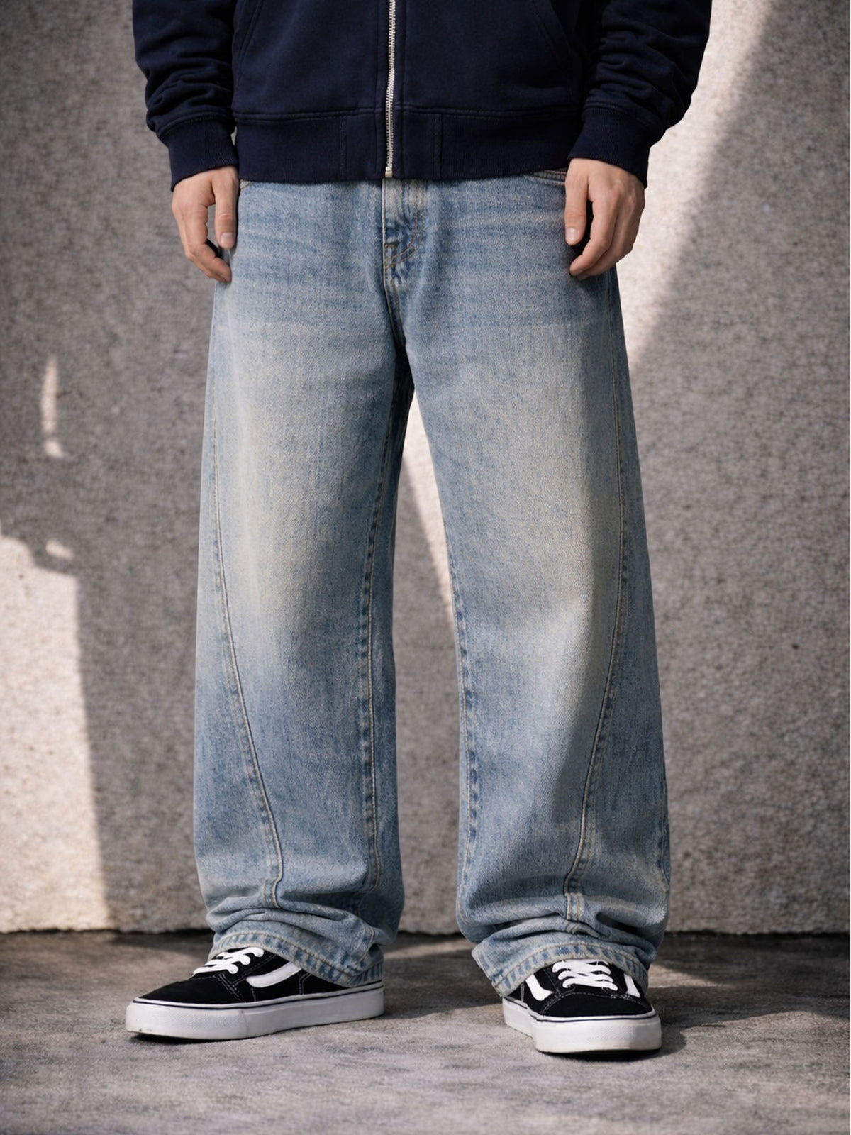 UNDEVELOPED PANEL BAGGY DENIM - AVBL MRKT (2)