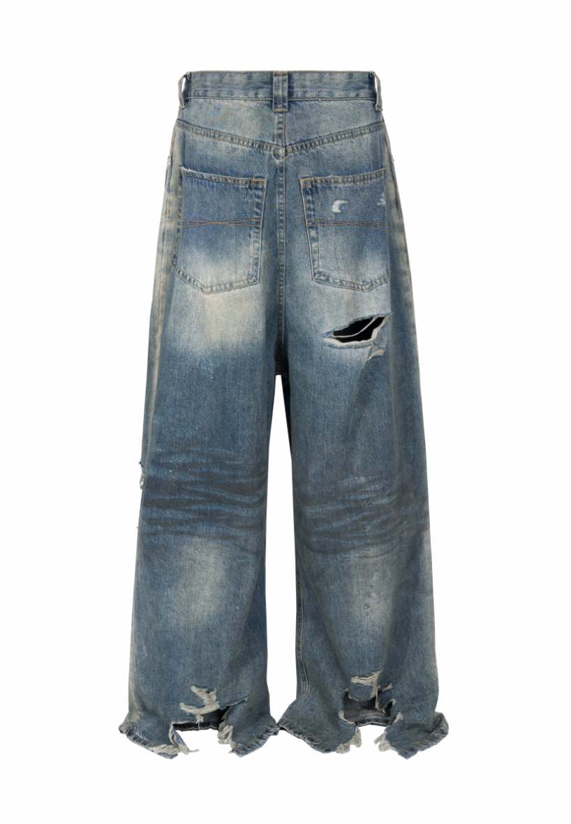 UNDEVELOPED WIDEBOY DESTROYED DENIM - AVBL MRKT (3)
