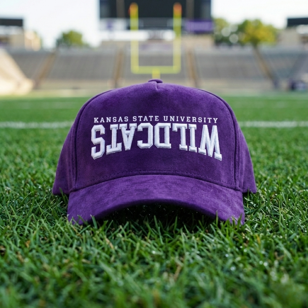 UPSIDE Kansas State Suede Hat - AVBL MRKT (3)