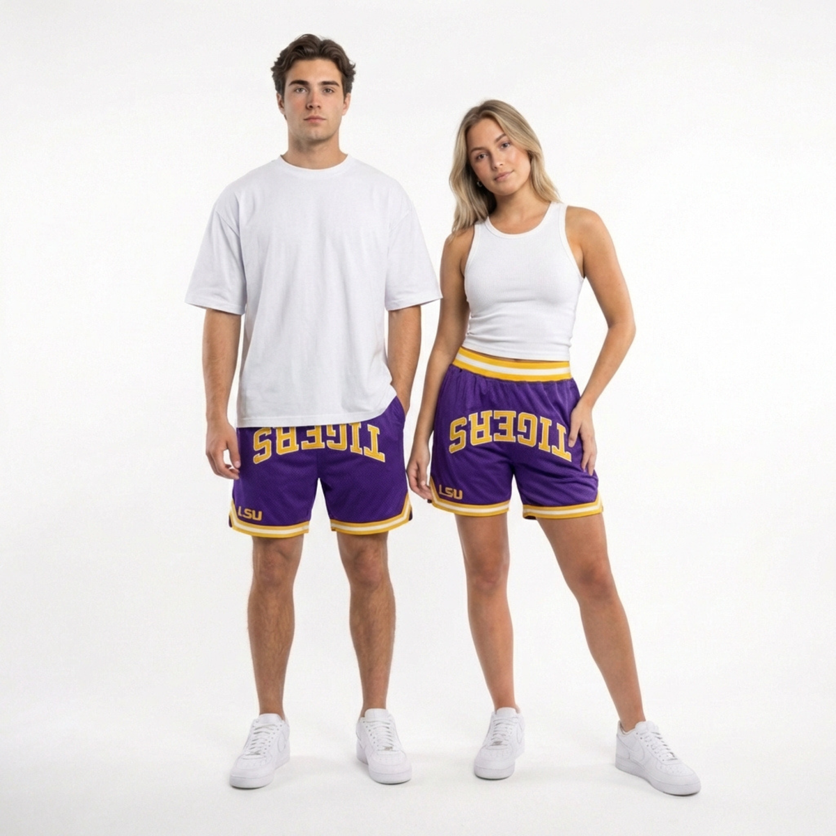 UPSIDE LSU Varsity Mesh Shorts - AVBL MRKT (2)