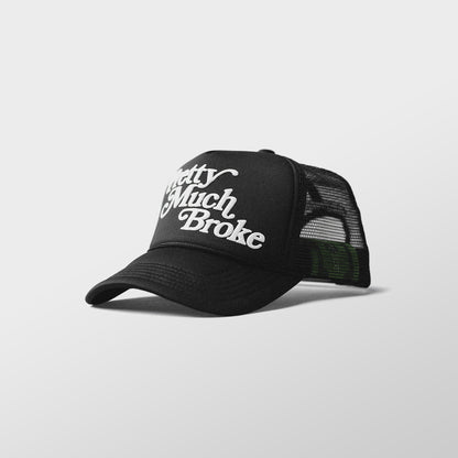 APTHCRY Pretty Much Broke® Trucker Cap - AVBL MRKT (1)