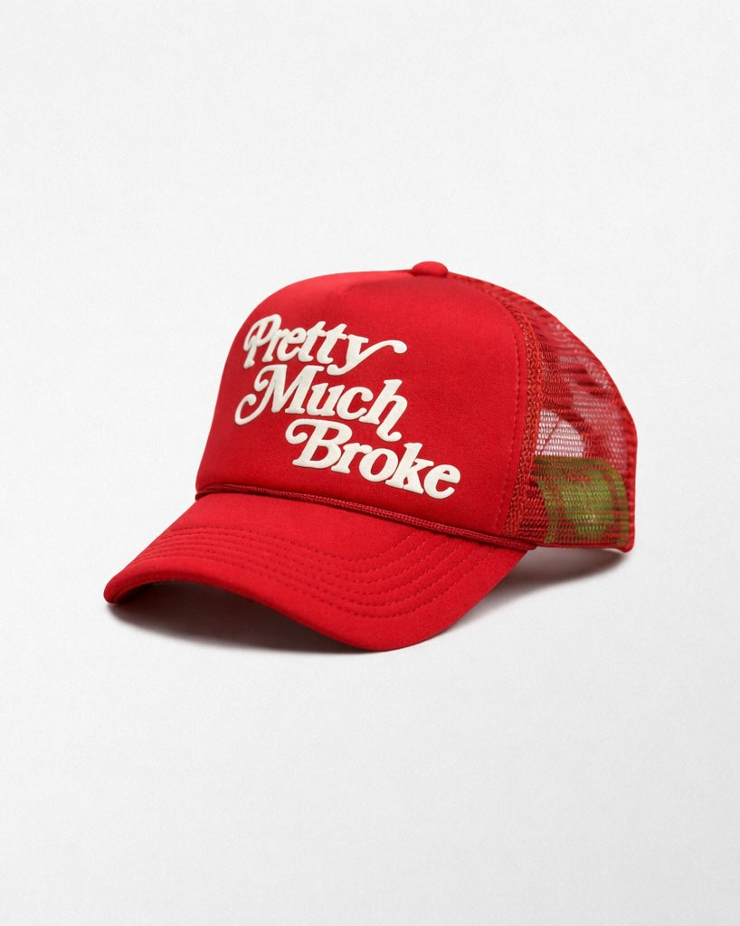 APTHCRY Pretty Much Broke® Trucker Cap - AVBL MRKT (11)