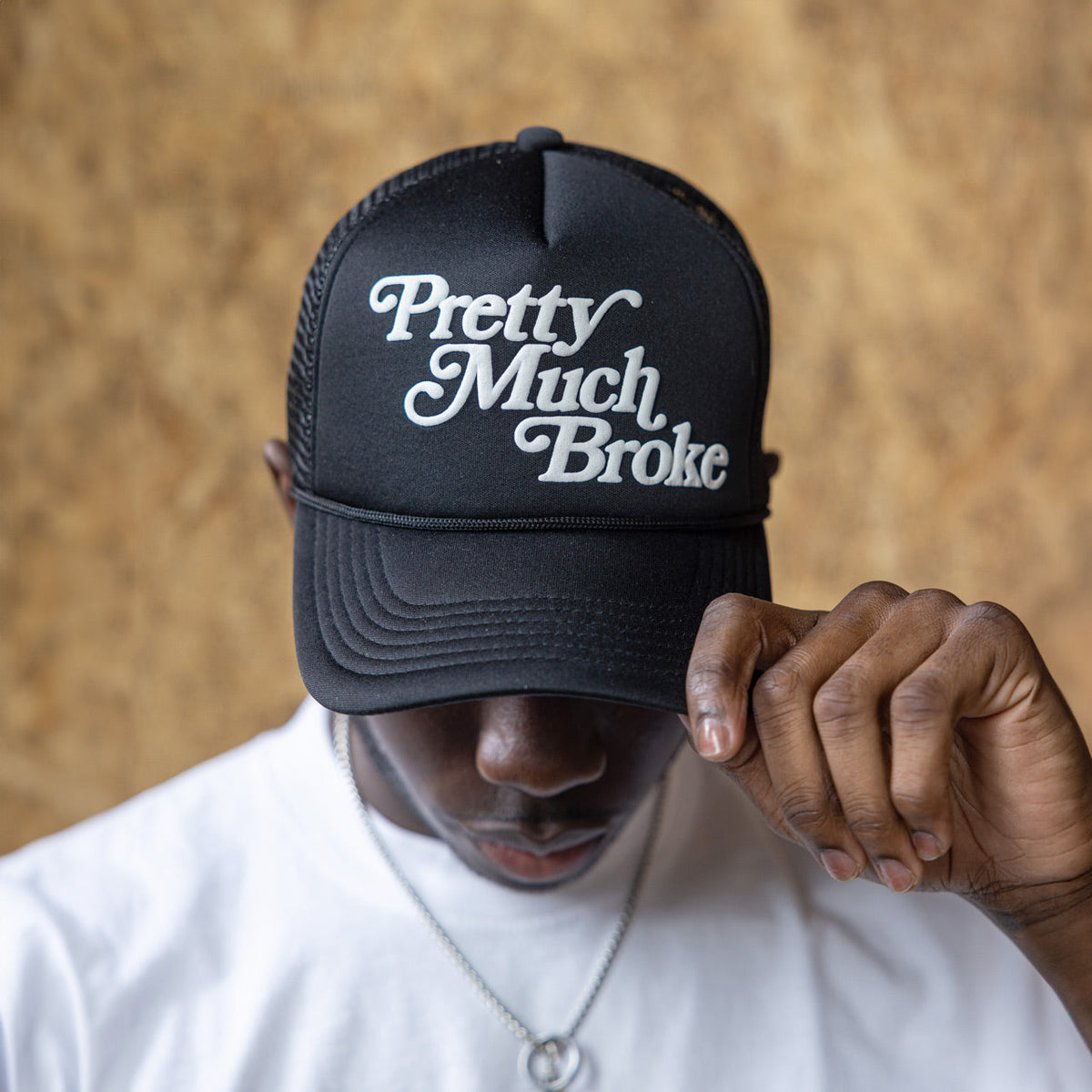 APTHCRY Pretty Much Broke® Trucker Cap - AVBL MRKT (5)