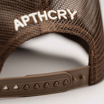 APTHCRY Pretty Much Broke™ Trucker Cap - Brown - AVBL MRKT (4)