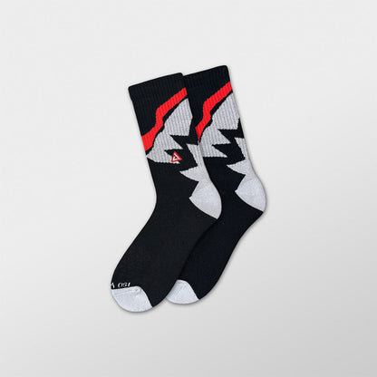 APTHCRY SNKR Socks - Black Infrared 6 - AVBL MRKT (2)