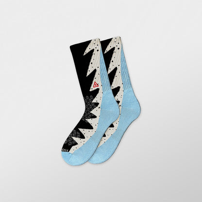APTHCRY SNKR Socks - Black Metallic 5 - AVBL MRKT (2)
