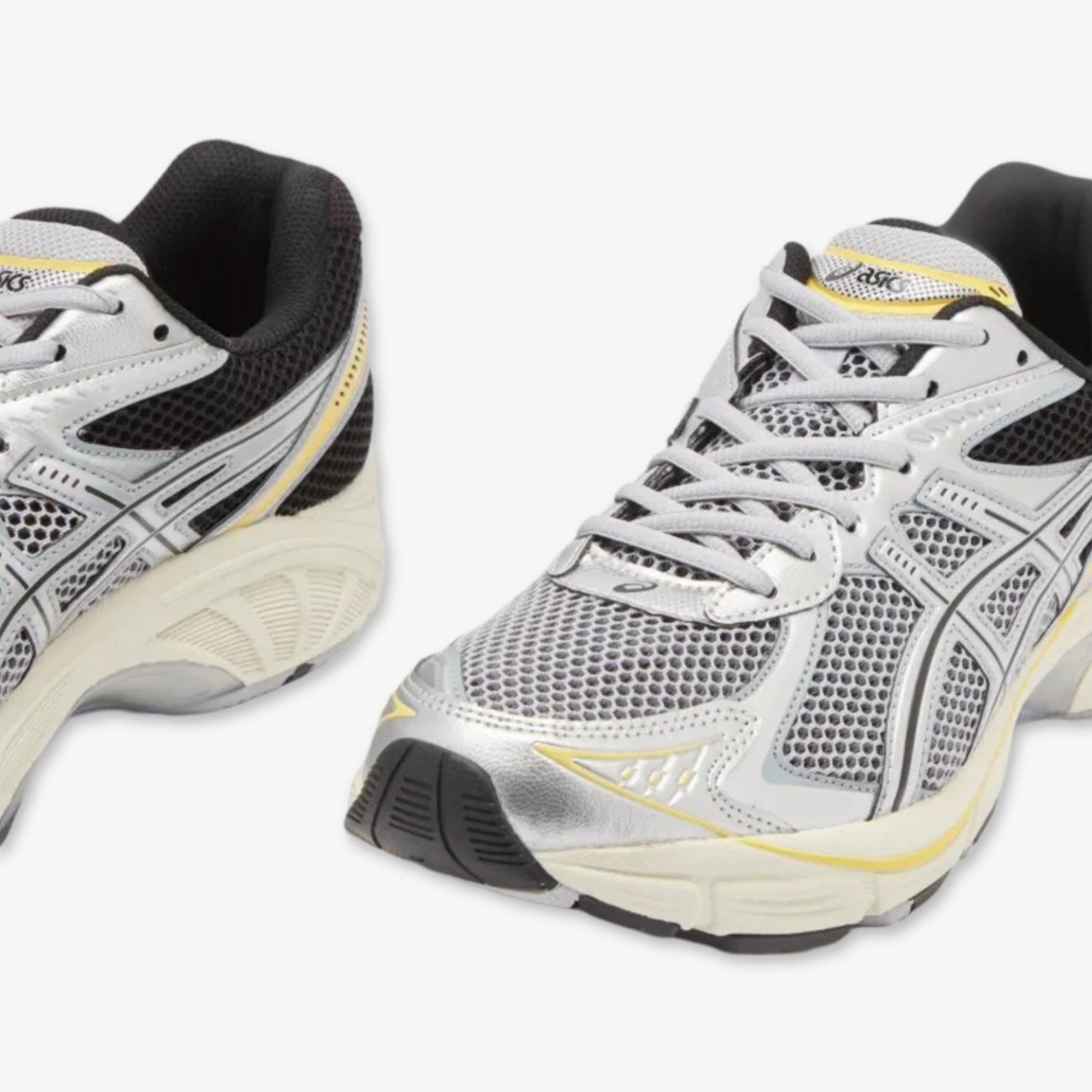 ASICS GT-2160 'Piedmont Grey / Pure Silver' (2024) [1203A275-023] Athletic Casual Fashion Running Sports Sneakers in Piedmont Grey / Pure Silver / Yellow for Unisex Adult Mens - AVBL MRKT (4)
