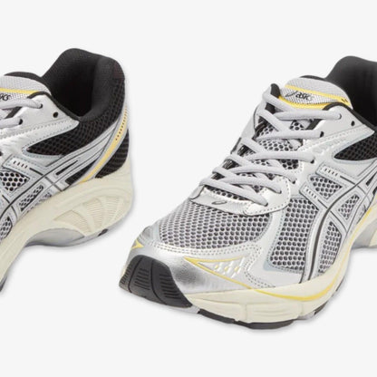 ASICS GT-2160 'Piedmont Grey / Pure Silver' (2024) [1203A275-023] Athletic Casual Fashion Running Sports Sneakers in Piedmont Grey / Pure Silver / Yellow for Unisex Adult Mens - AVBL MRKT (4)
