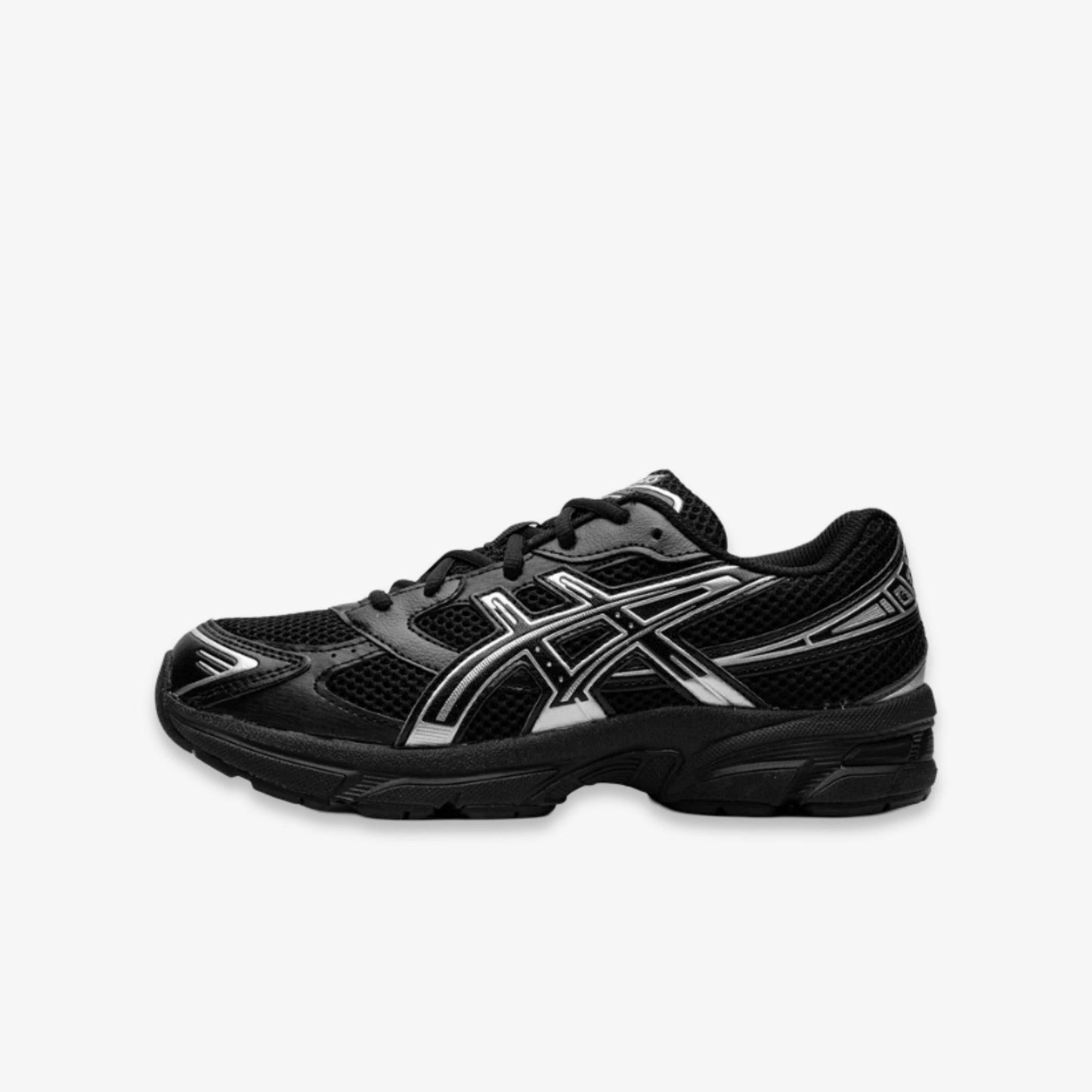 ASICS Gel-1130 'Black / Pure Silver' (2025) (GS) [1204A169-001] Athletic Casual Fashion Running Sports Sneakers in Black / Pure Silver for Unisex Youth Kids Junior Boys Girls - AVBL MRKT (2)