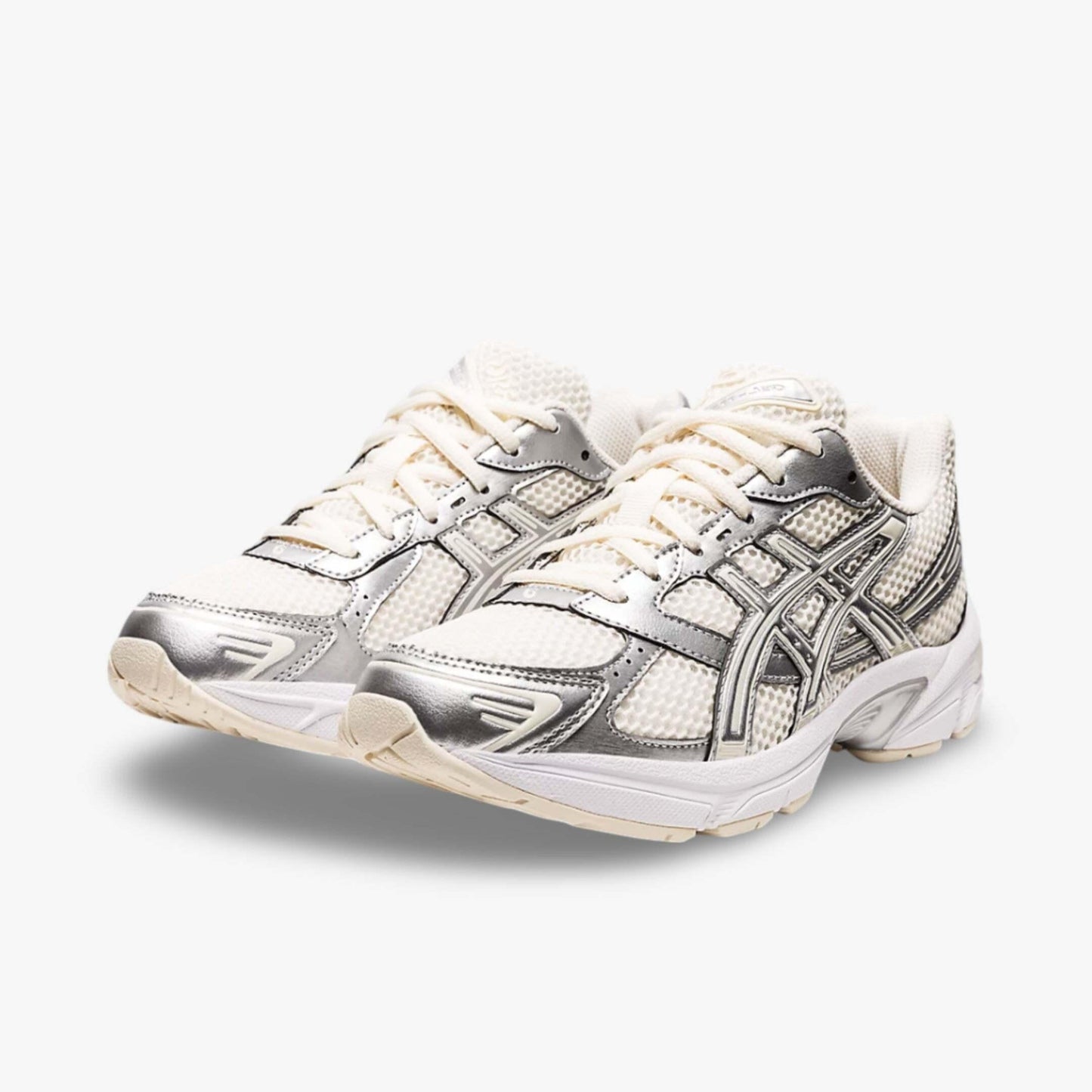 ASICS Gel-1130 'Cream / Pure Silver' (2021) (Womens) [1202A164-107] Athletic Casual Fashion Running Sports Sneakers in Cream / Pure Silver / White for Unisex Adult Female Ladies Girls WMNS - AVBL MRKT (1)