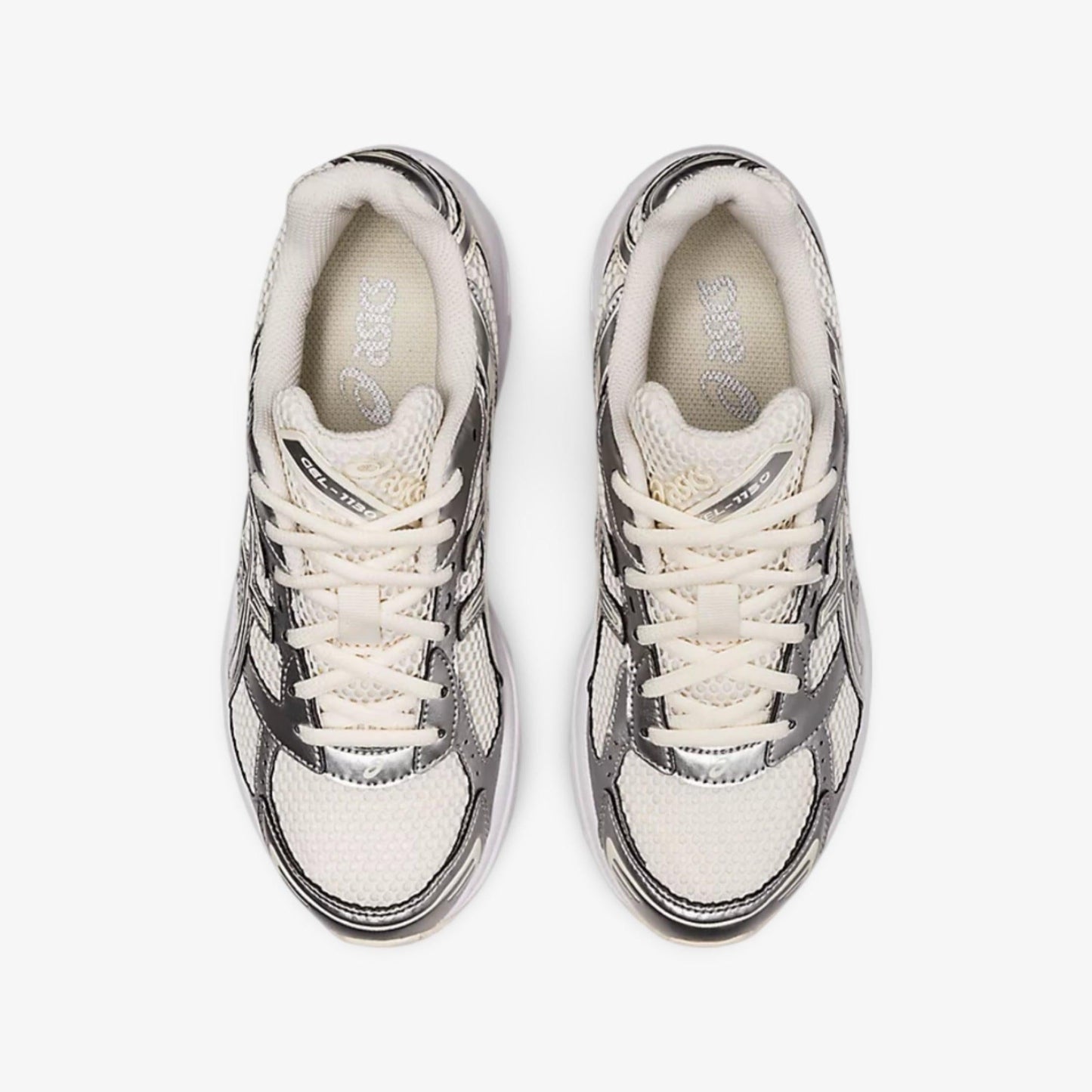 ASICS Gel-1130 'Cream / Pure Silver' (2021) (Womens) [1202A164-107] Athletic Casual Fashion Running Sports Sneakers in Cream / Pure Silver / White for Unisex Adult Female Ladies Girls WMNS - AVBL MRKT (6)