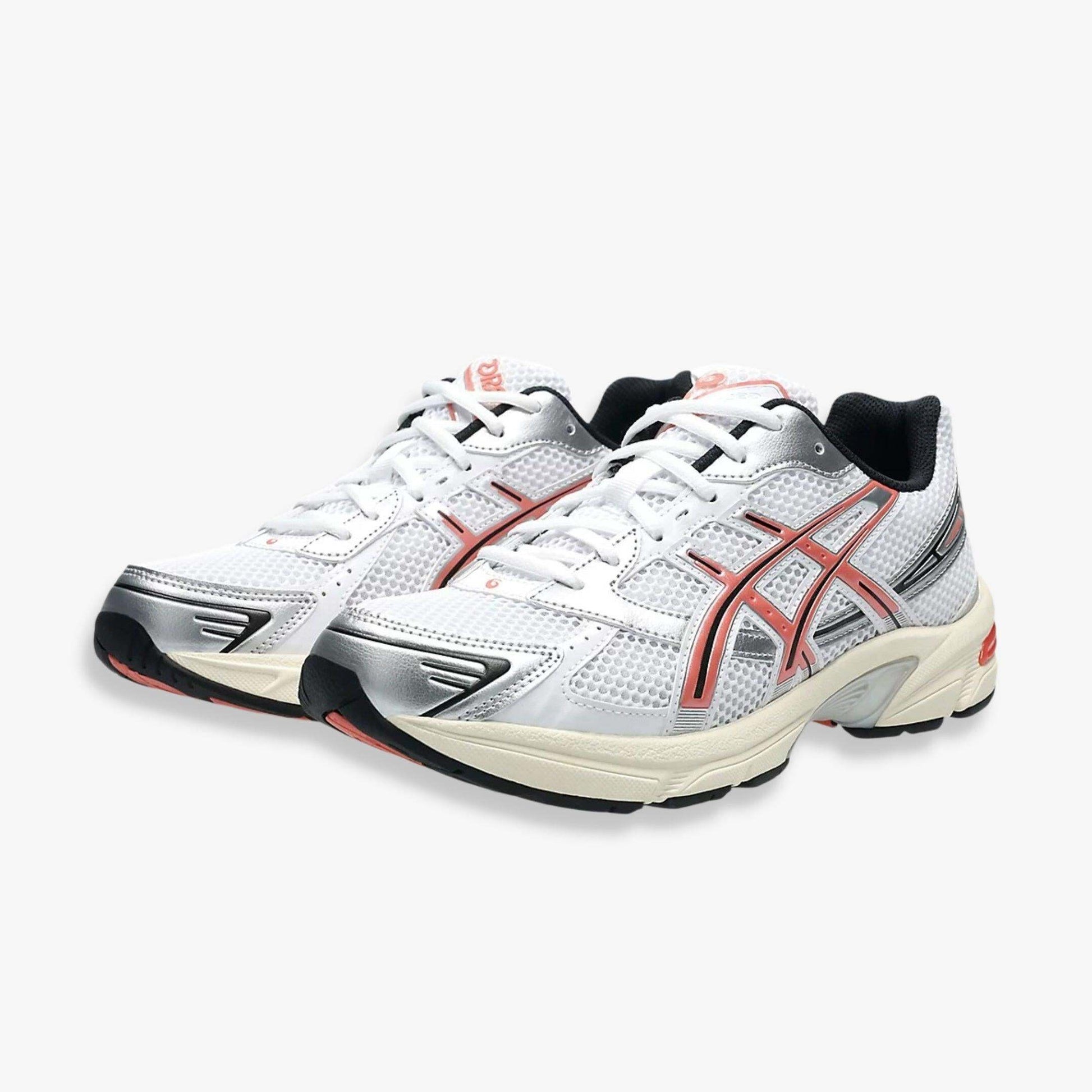 ASICS Gel-1130 'White / Desert Red' (2024) [1203A609-102] Athletic Casual Fashion Running Sports Sneakers in White / Desert Red / Pure Silver for Unisex Adult Mens - AVBL MRKT (1)