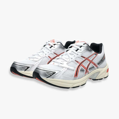 ASICS Gel-1130 'White / Desert Red' (2024) [1203A609-102] Athletic Casual Fashion Running Sports Sneakers in White / Desert Red / Pure Silver for Unisex Adult Mens - AVBL MRKT (1)