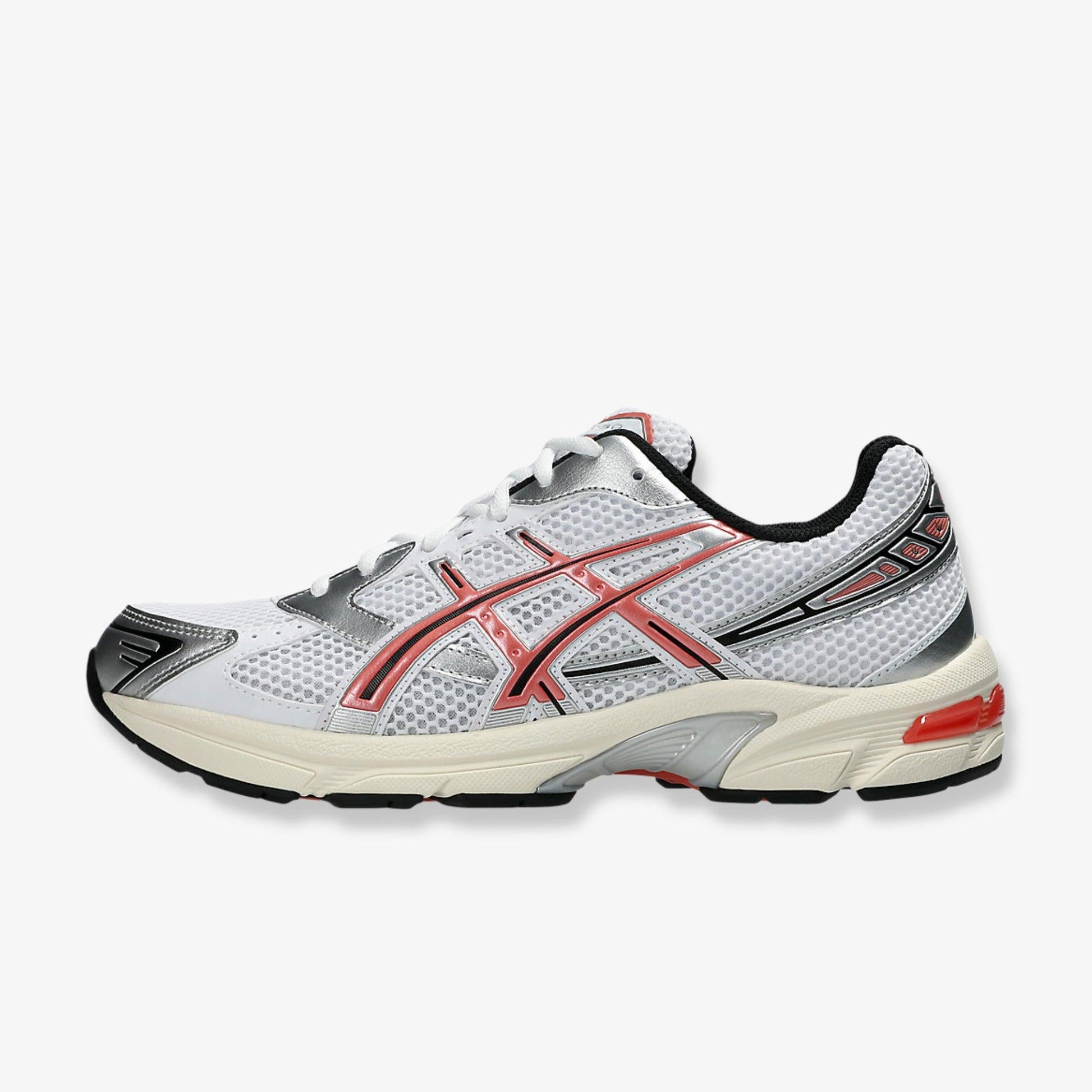 ASICS Gel-1130 'White / Desert Red' (2024) [1203A609-102] Athletic Casual Fashion Running Sports Sneakers in White / Desert Red / Pure Silver for Unisex Adult Mens - AVBL MRKT (2)