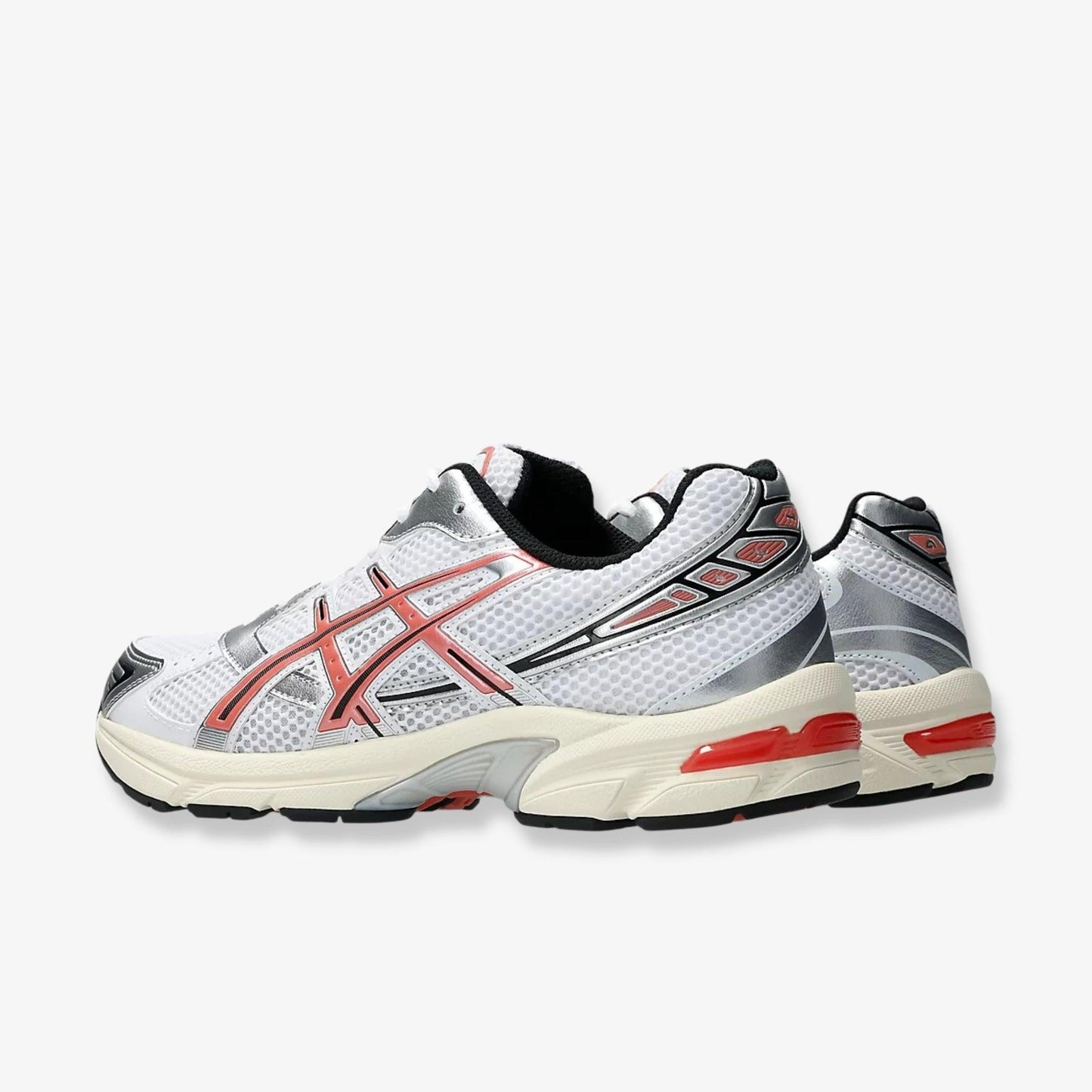 ASICS Gel-1130 'White / Desert Red' (2024) [1203A609-102] Athletic Casual Fashion Running Sports Sneakers in White / Desert Red / Pure Silver for Unisex Adult Mens - AVBL MRKT (5)