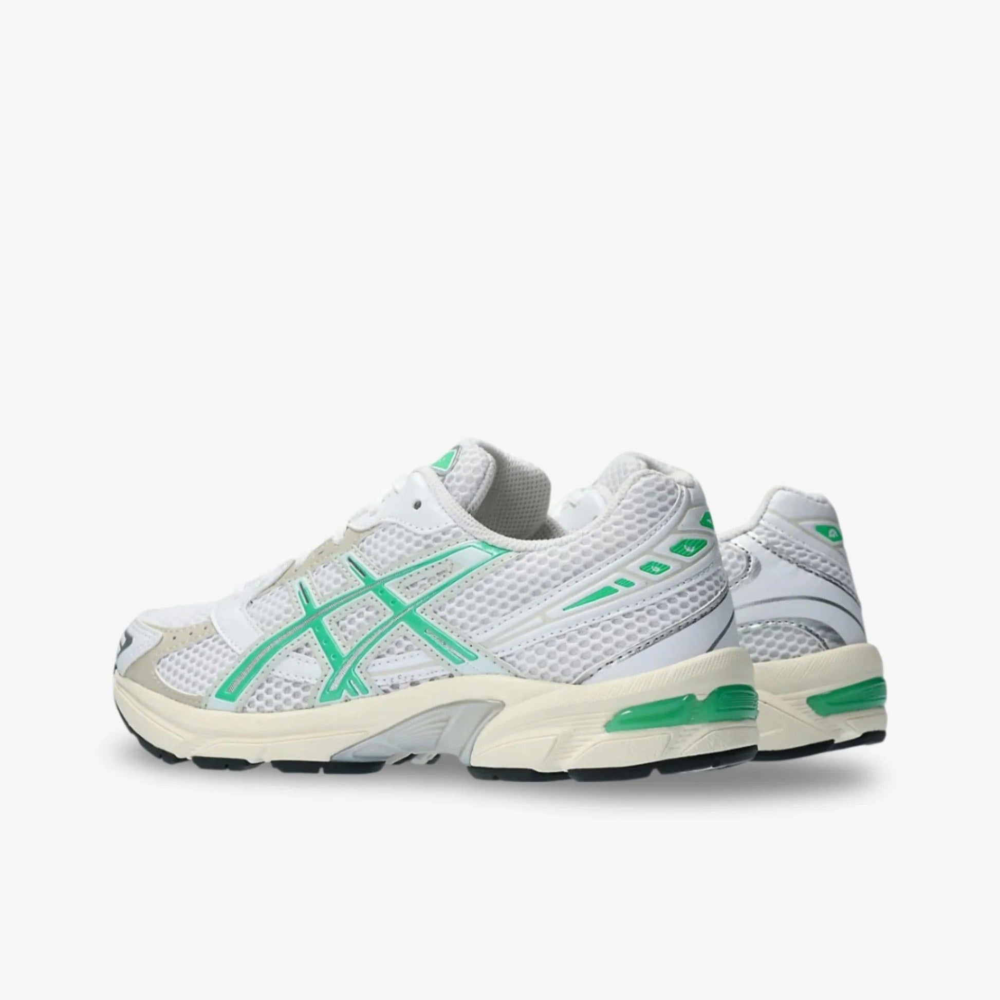 ASICS Gel-1130 'White / Malachite Green' (2023) (Womens) [1202A164-114] Athletic Casual Fashion Running Sports Sneakers in White / Malachite Green / Cream for Unisex Adult Female Ladies Girls WMNS - AVBL MRKT (5)