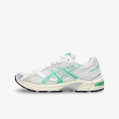 ASICS Gel-1130 'White / Malachite Green' (2023) (Womens) [1202A164-114] Athletic Casual Fashion Running Sports Sneakers in White / Malachite Green / Cream for Unisex Adult Female Ladies Girls WMNS - AVBL MRKT (2)