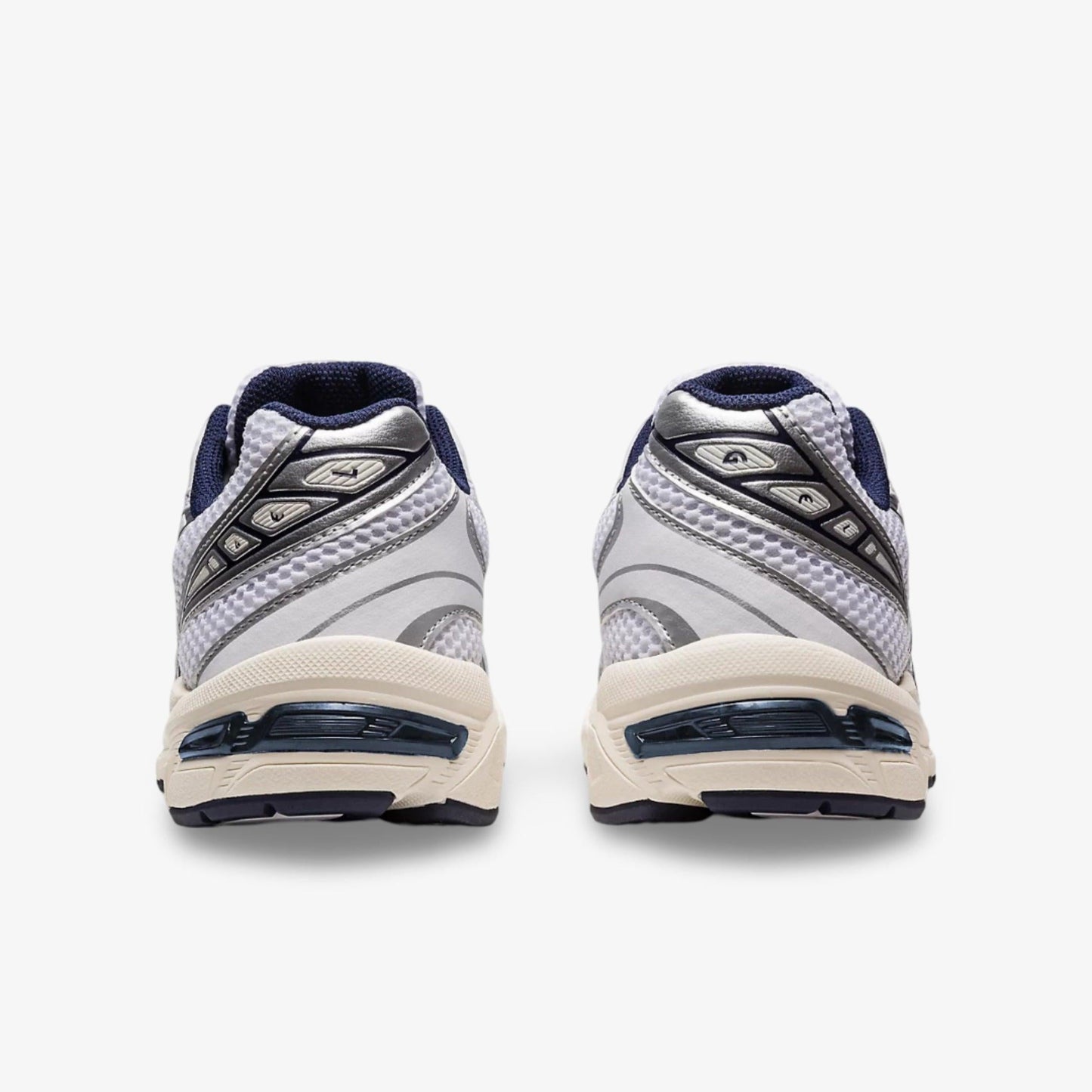 ASICS Gel-1130 'White / Midnight Navy' (2023) (Womens) [1202A164-110] Athletic Casual Fashion Running Sports Sneakers in White / Midnight Navy / Pure Silver for Unisex Adult Female Ladies Girls WMNS - AVBL MRKT (6)