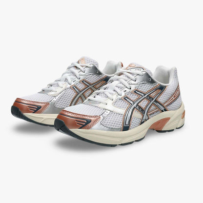 ASICS Gel-1130 'White / Pure Silver' (2024) (Womens) [1202A502-101] Athletic Casual Fashion Running Sports Sneakers in White / Pure Silver / Bronze Copper for Unisex Adult Female Ladies Girls WMNS - AVBL MRKT (1)