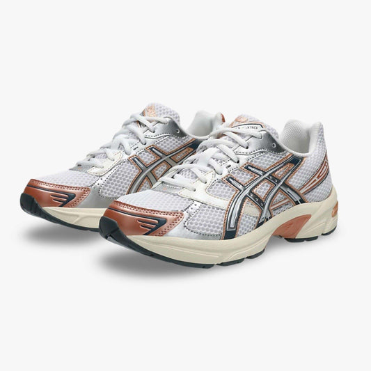 ASICS Gel-1130 'White / Pure Silver' (2024) (Womens) [1202A502-101] Athletic Casual Fashion Running Sports Sneakers in White / Pure Silver / Bronze Copper for Unisex Adult Female Ladies Girls WMNS - AVBL MRKT (1)