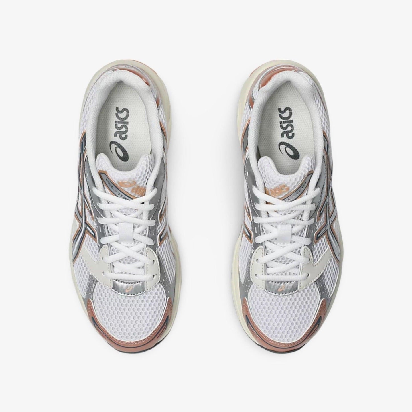 ASICS Gel-1130 'White / Pure Silver' (2024) (Womens) [1202A502-101] Athletic Casual Fashion Running Sports Sneakers in White / Pure Silver / Bronze Copper for Unisex Adult Female Ladies Girls WMNS - AVBL MRKT (7)