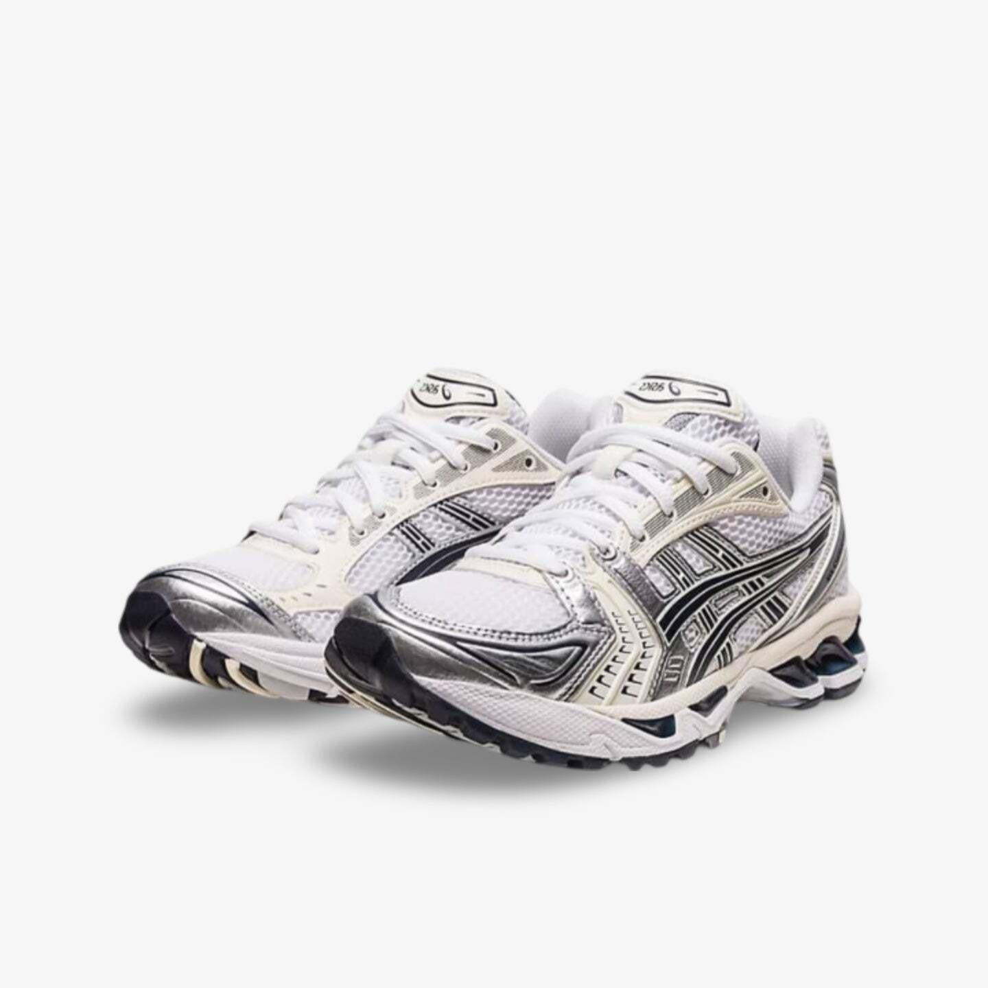 ASICS Gel Kayano 14 'White / Midnight Navy' (2023) (Womens) [1202A056-109] Athletic Casual Fashion Running Sports Sneakers in White / Midnight Navy / Cream for Unisex Adult Female Ladies Girls WMNS - AVBL MRKT (1)